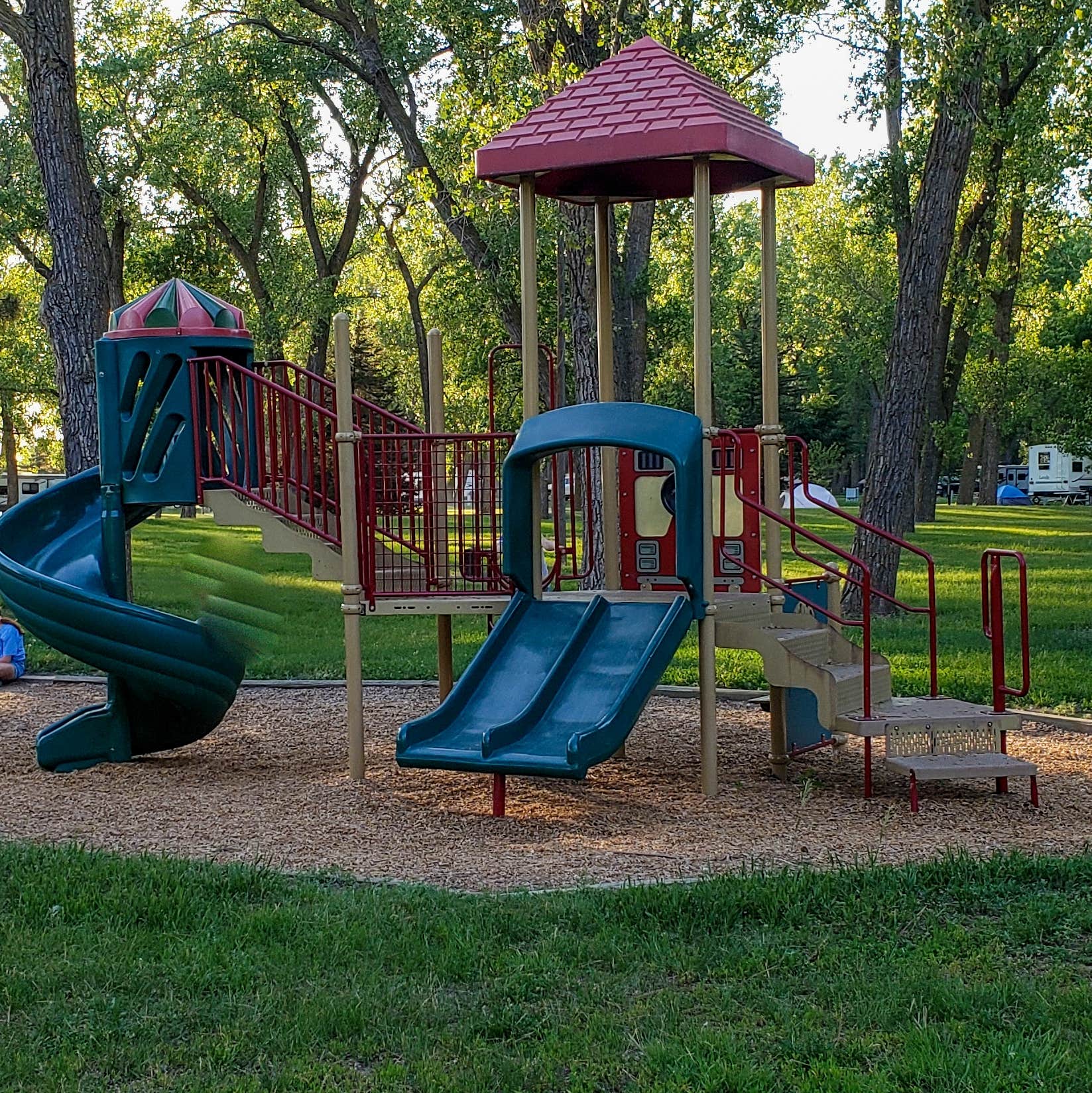Camping near West Midway — Lewis And Clark Recreation Area: Chief White Crane Recreation Area, Homme Lake, South Dakota