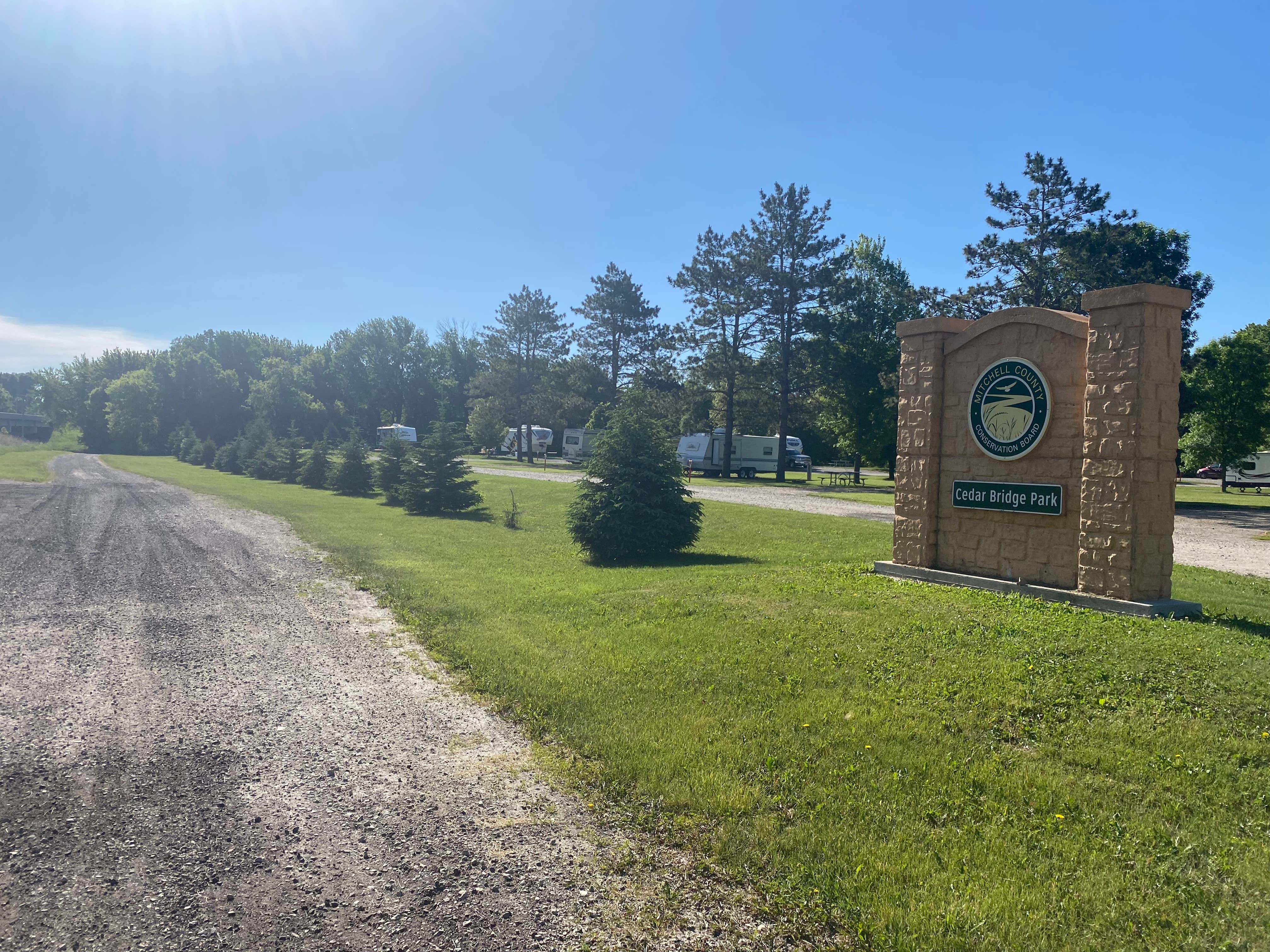 Camper-submitted photo at Cedar Bridge County Park near Osage, IA