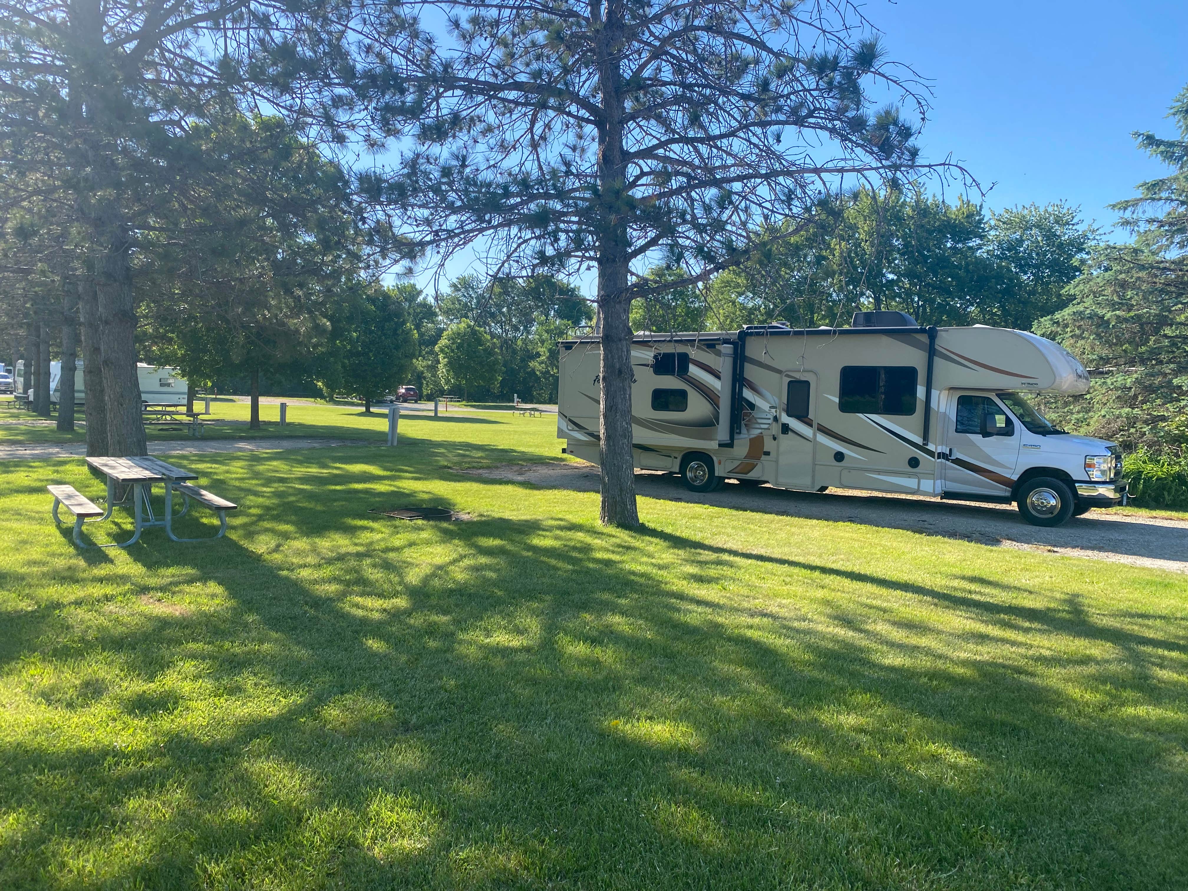 Tim M.'s photo of rv camping at Cedar Bridge County Park near Floyd, IA