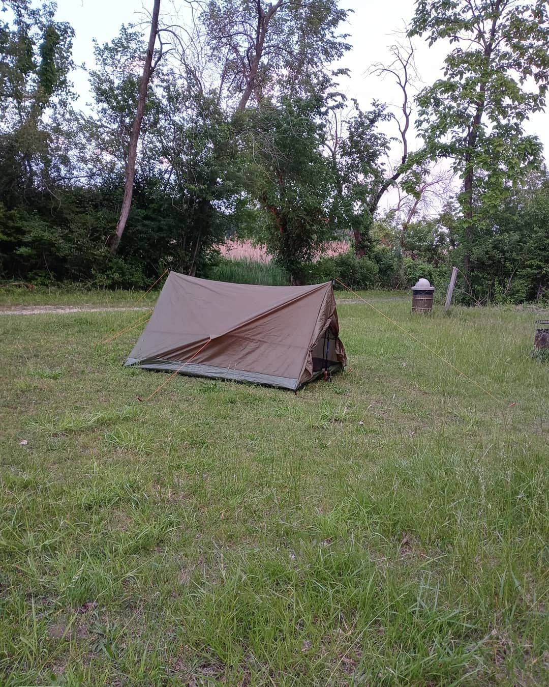 Jess's photo of tent camping at Buffalo Rock State Park Campground near Mineral, IL