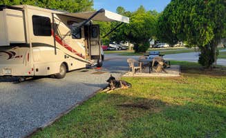 Tracy J.'s photo of camping with pets at Daytona Speedway RV near Oak Hill, FL