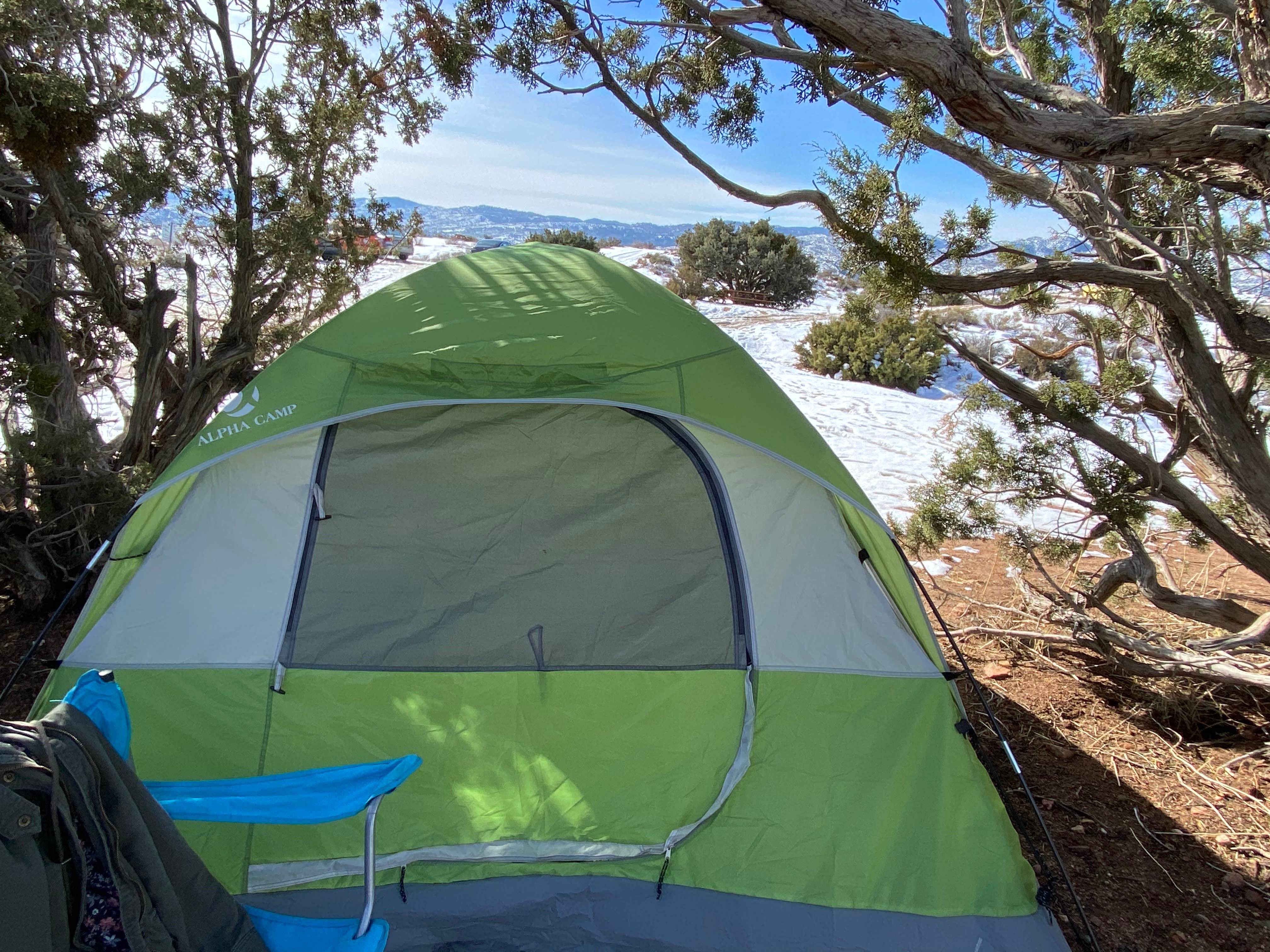 Kelly Anne  M.'s photo of tent camping at Deep Creek Hot Springs Campground near Running Springs, CA