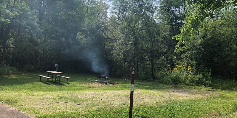 Camper submitted image from Whitetail Campground — Illini State Park