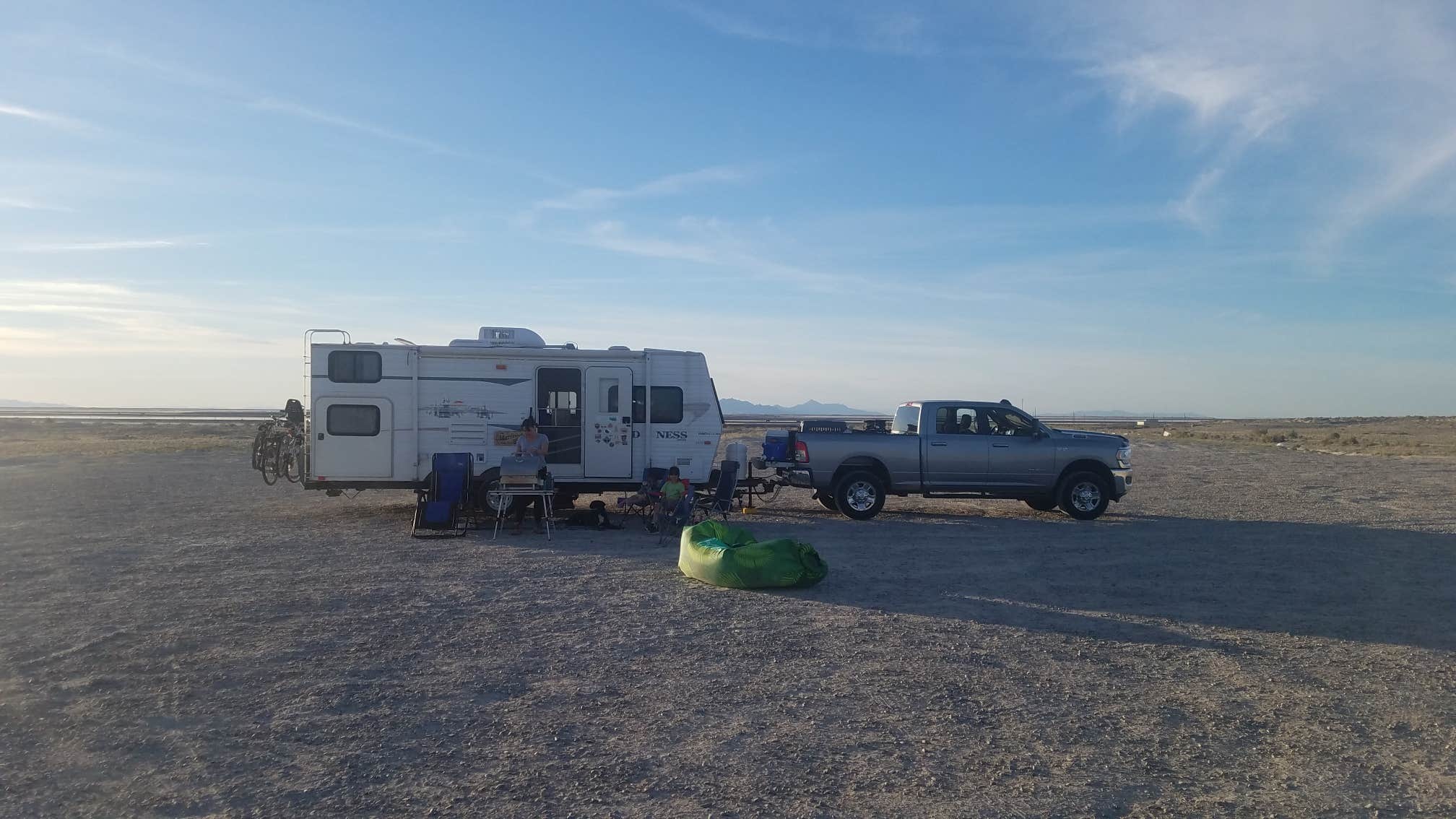 Sara M.'s photo of rv camping at Knolls Recreation Area near West Wendover, NV