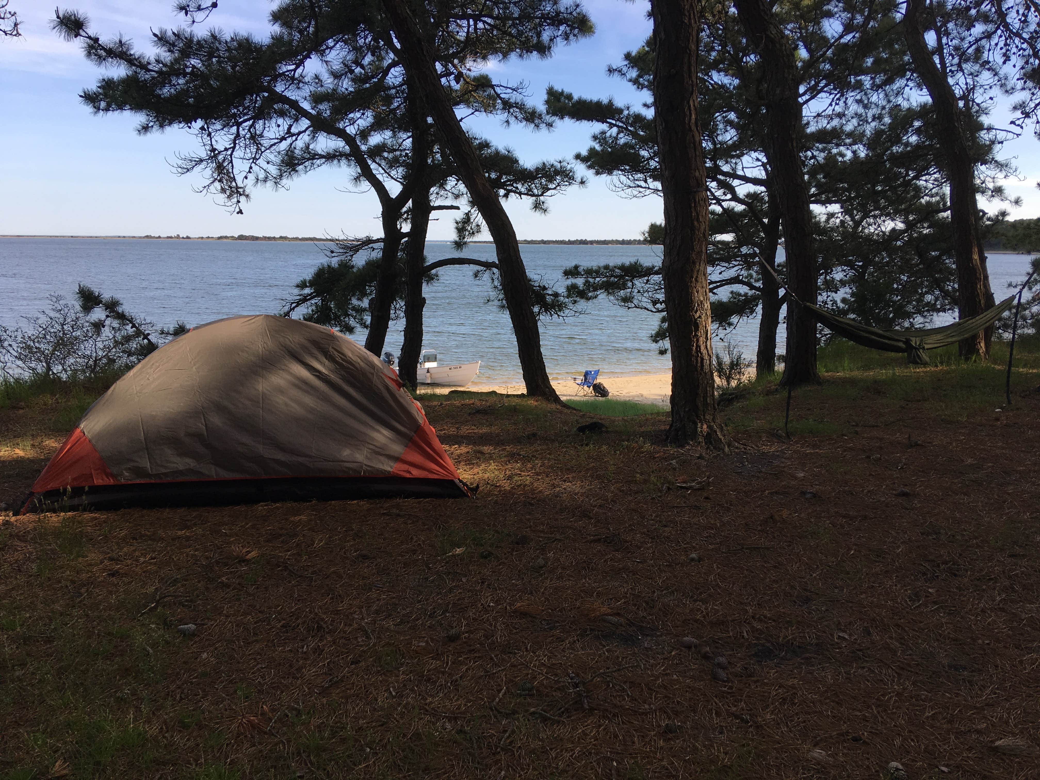 Camper-submitted photo at Washburn Island Campsites — Waquoit Bay Reserve near Oak Bluffs, MA
