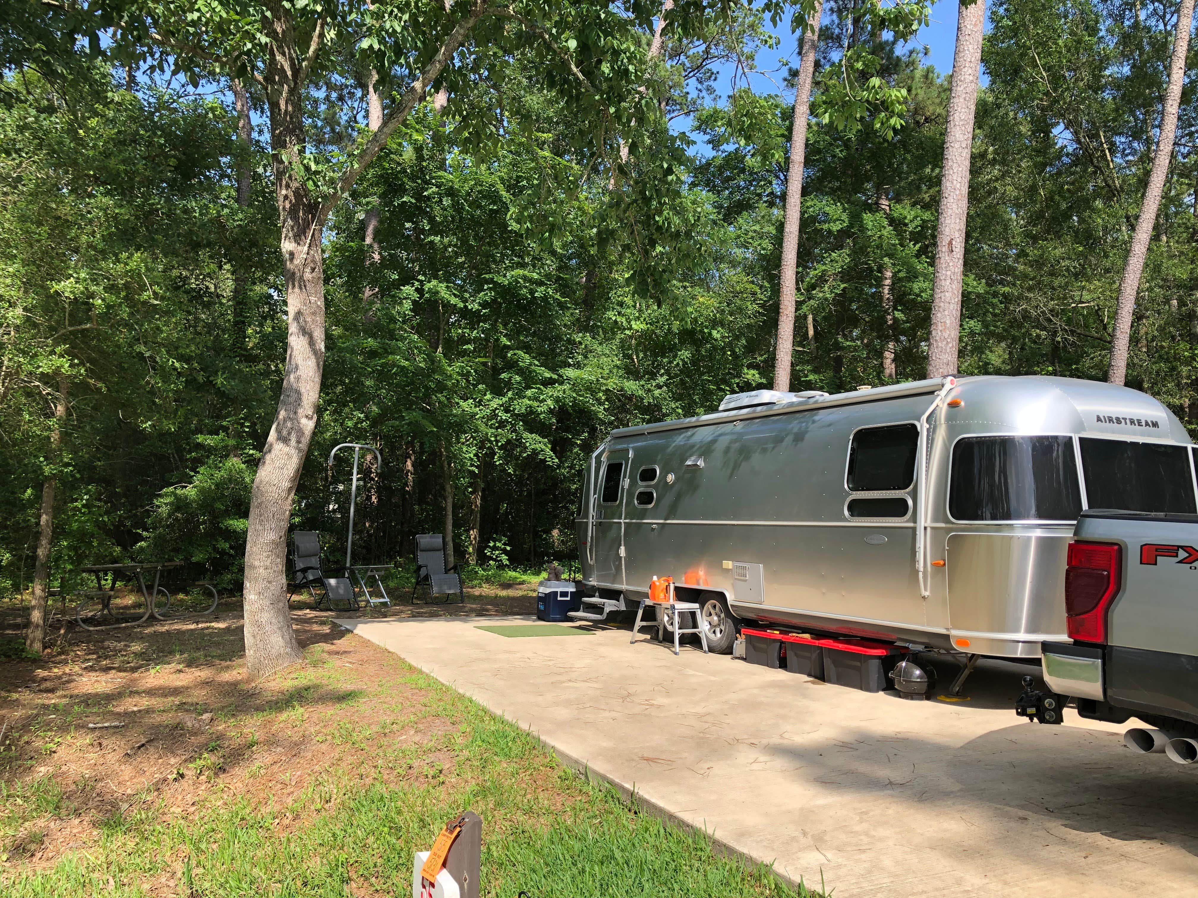 Napunani's photo of rv camping at Lake Livingston State Park Campground near Ace, TX