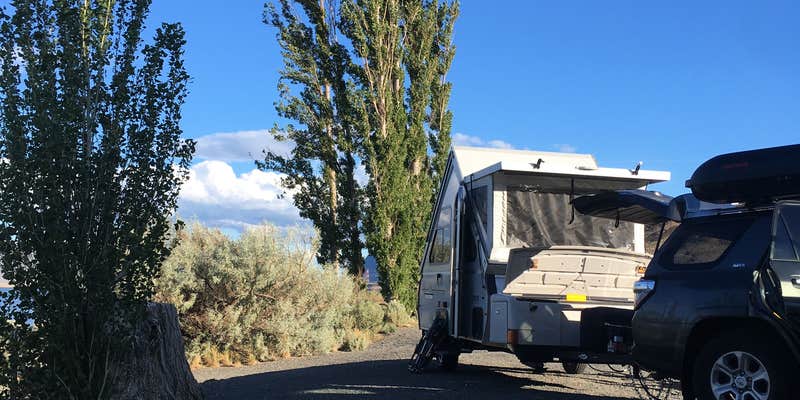 Camper submitted image from Ginkgo Petrified Forest State Park Campground