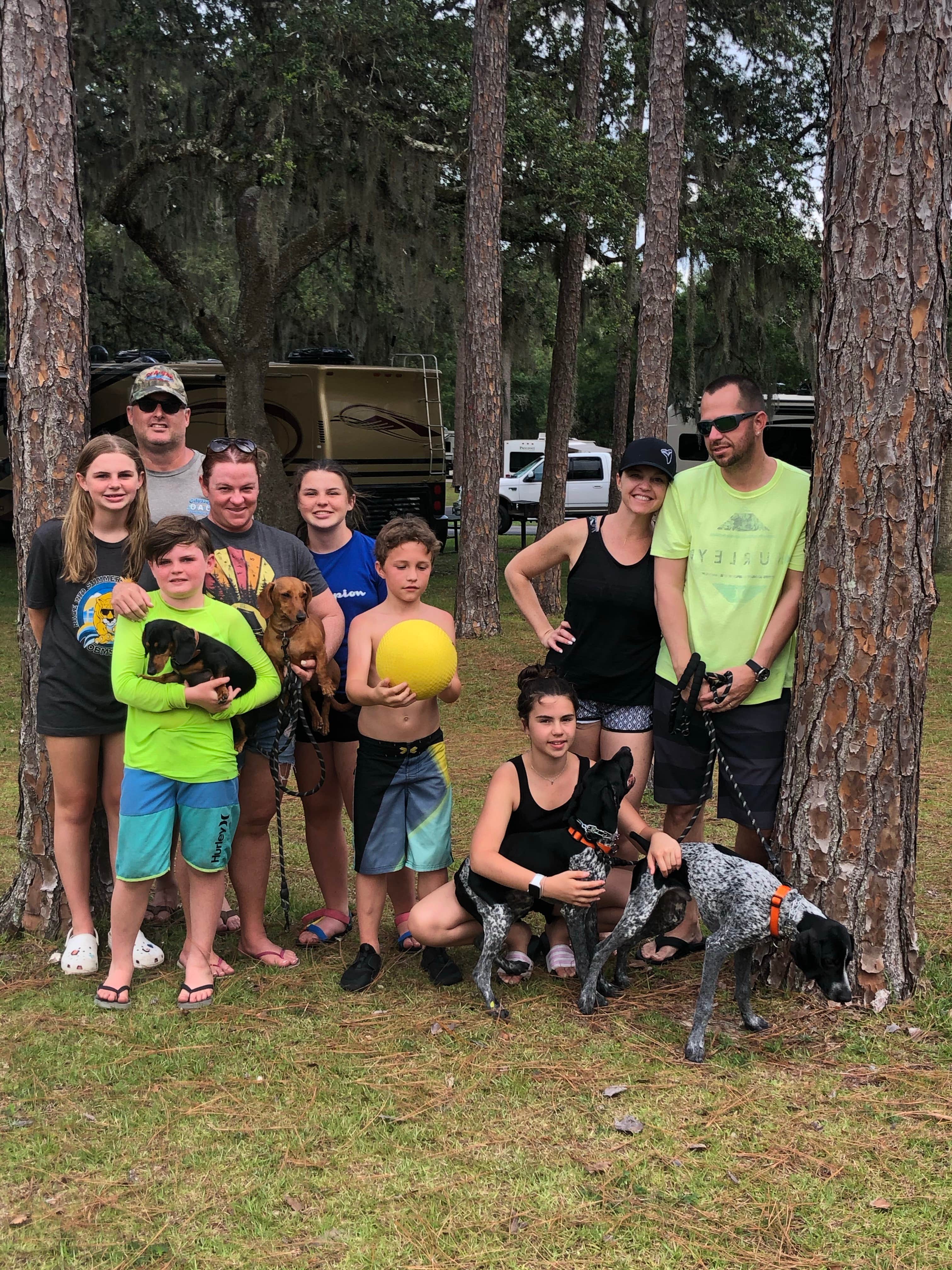 Ashlee R.'s photo of camping with pets at Salt Springs Recreation Area near National Forests in Florida