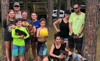 Ashlee R.'s photo of camping with pets at Salt Springs Recreation Area near Crescent City, FL