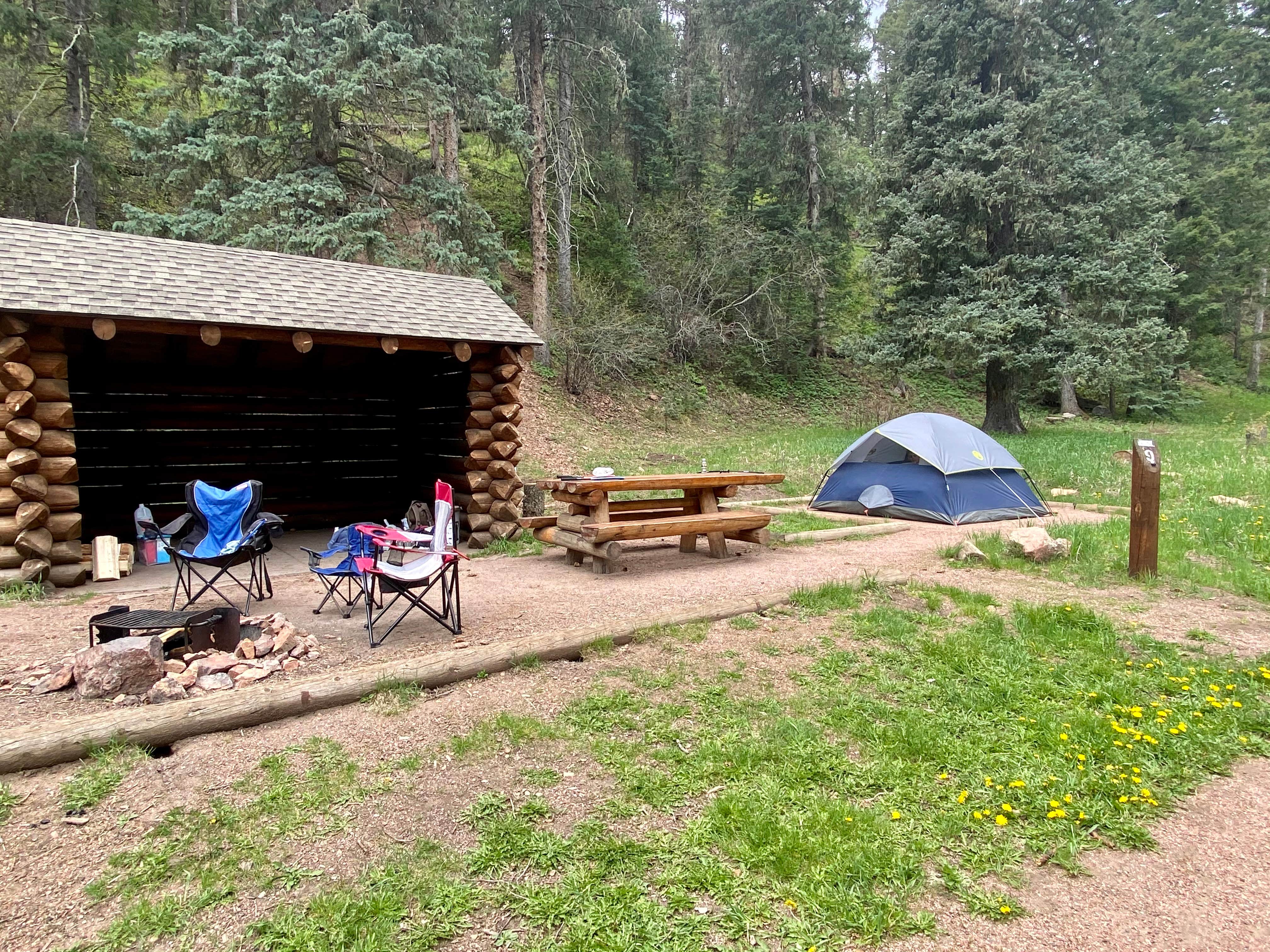 Serena L.'s photo of tent camping at Davenport Campground near La Veta, CO