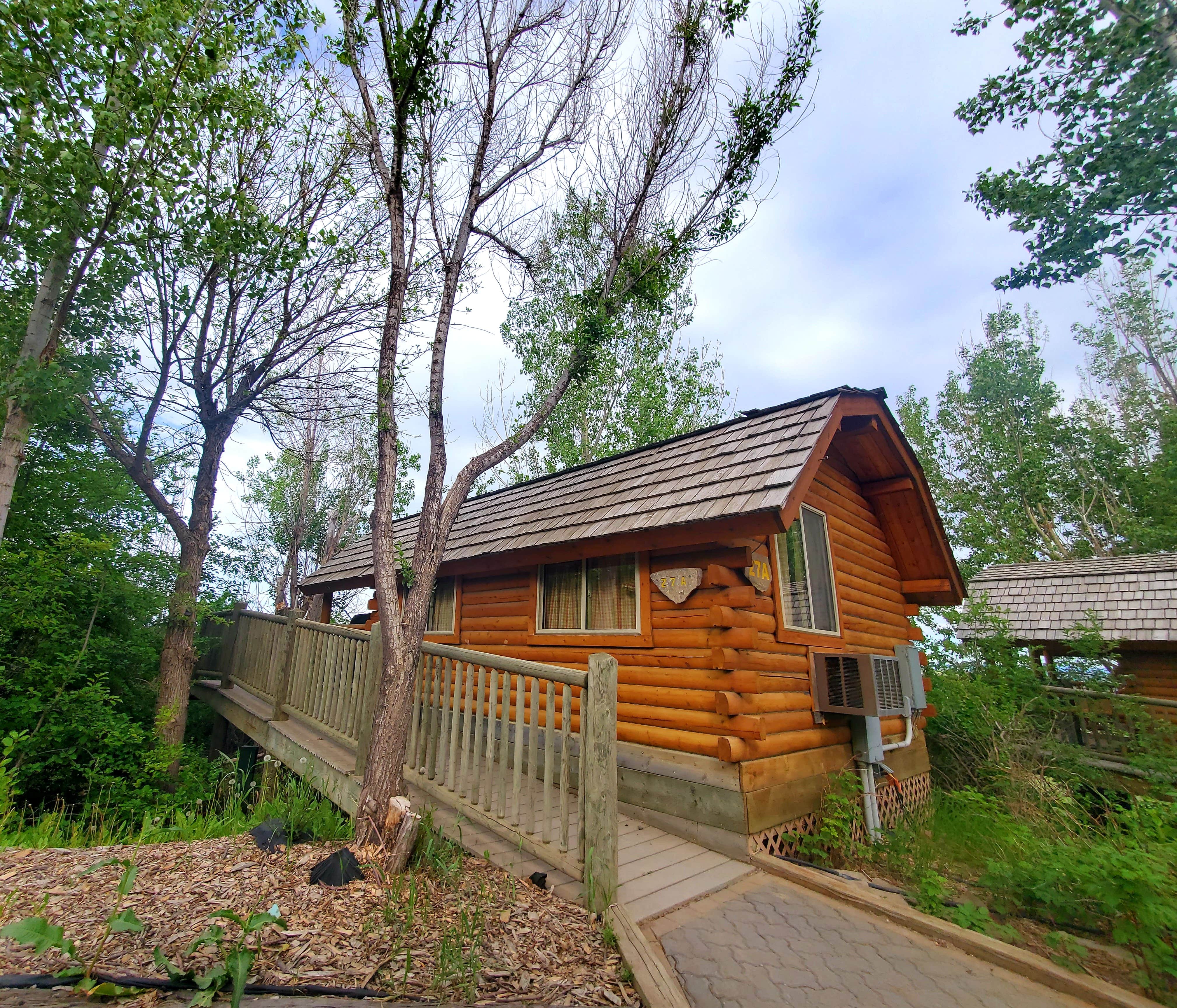 Angela G.'s photo of glamping accommodations at Great Falls KOA near Highwood, MT