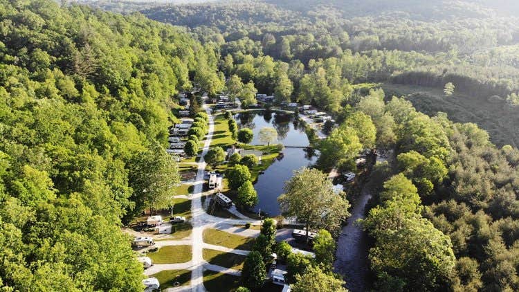 Camper-submitted photo at Mountain River Family Campground near Jonas Ridge, NC