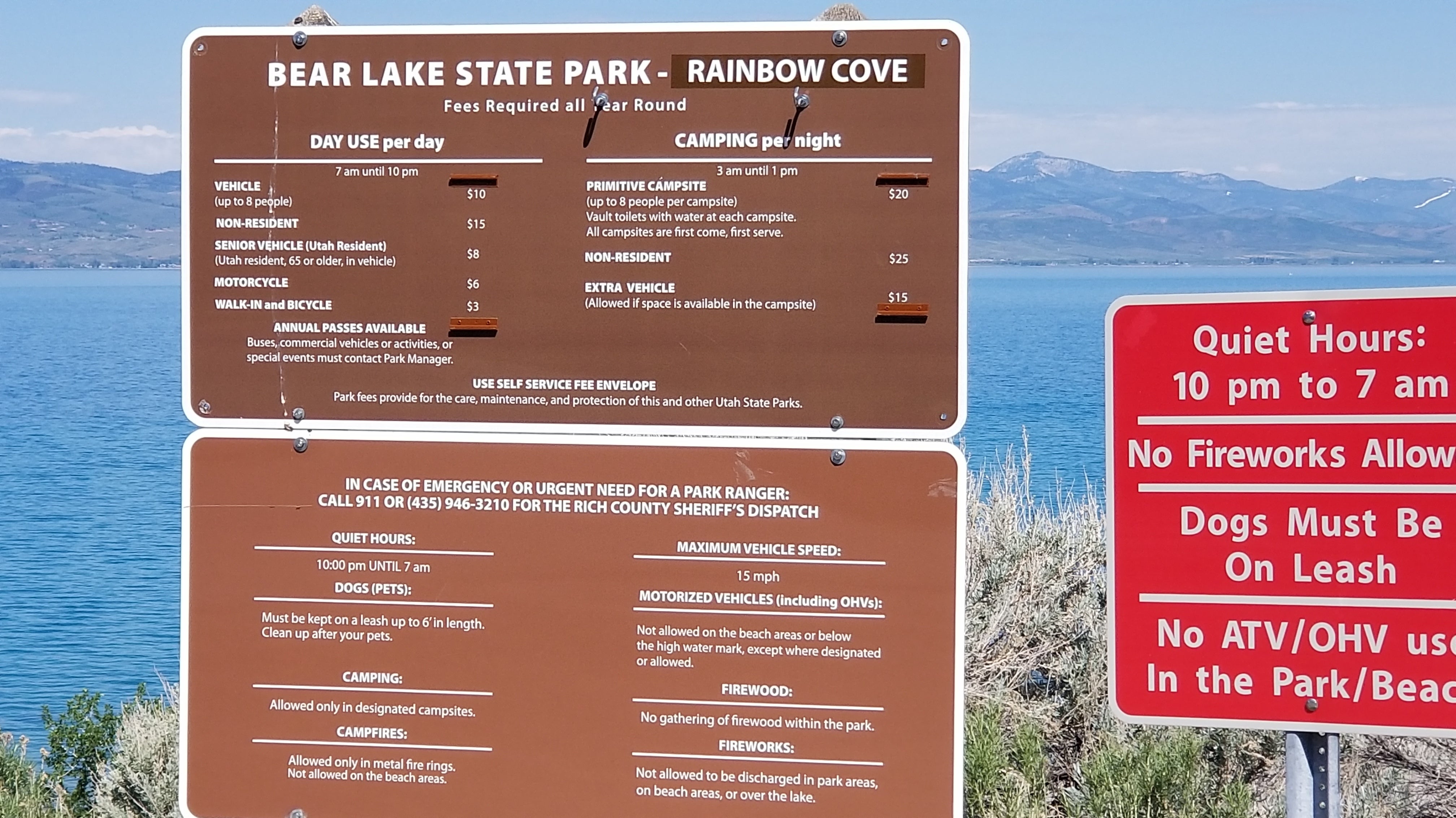 Camper submitted image from Rainbow Cove Campground — Bear Lake State Park - 2