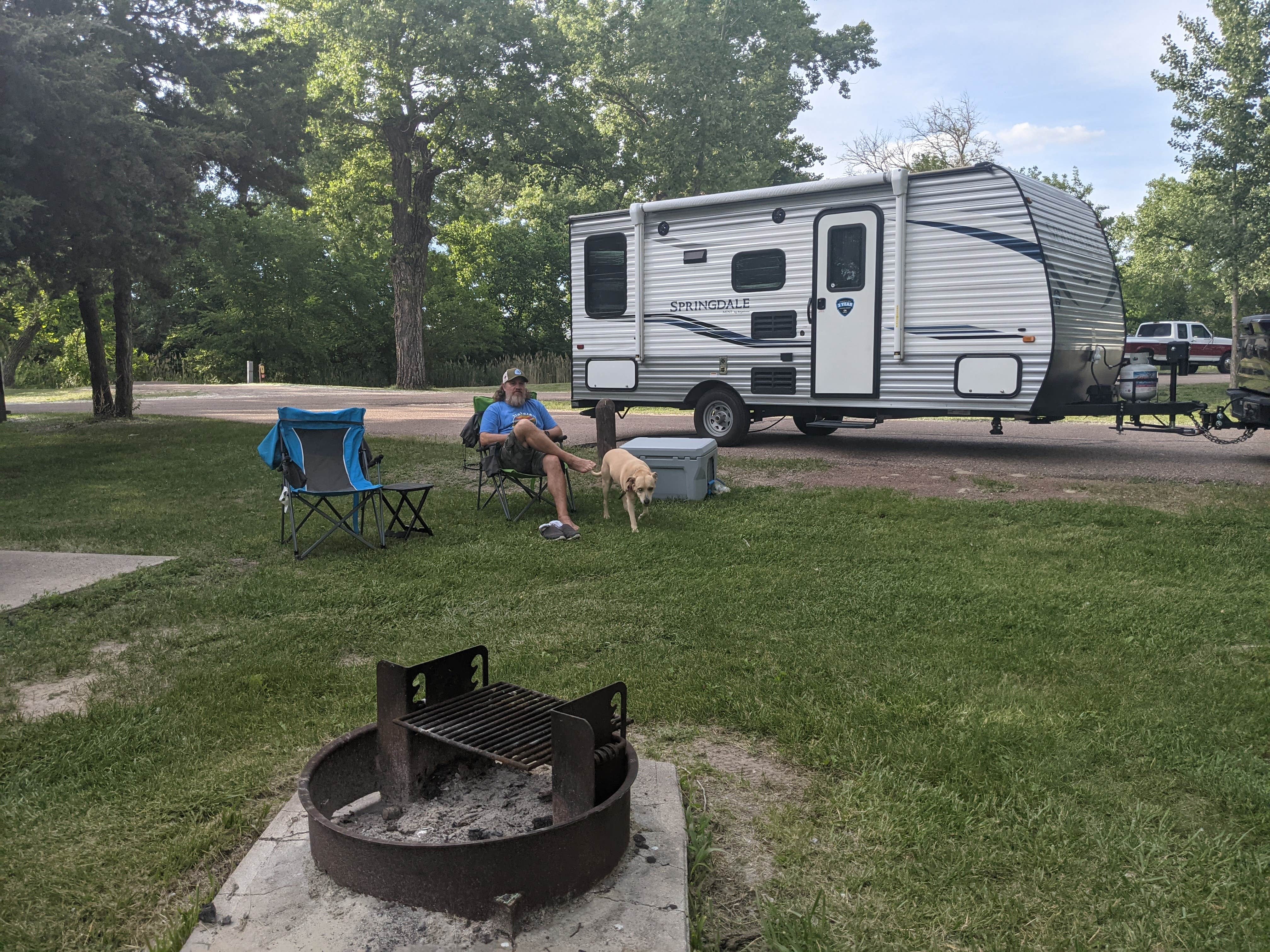 Kelly D.'s photo of rv camping at Mormon Island State Recreation Area Campground near Alda, NE