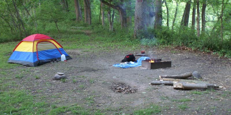 Camper submitted image from Hornbeck's River Boat In Campsites — Delaware Water Gap National Recreation Area