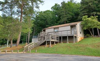 fletcher6531's photo of glamping accommodations at Salthouse Branch Campground near Pinnacle, NC