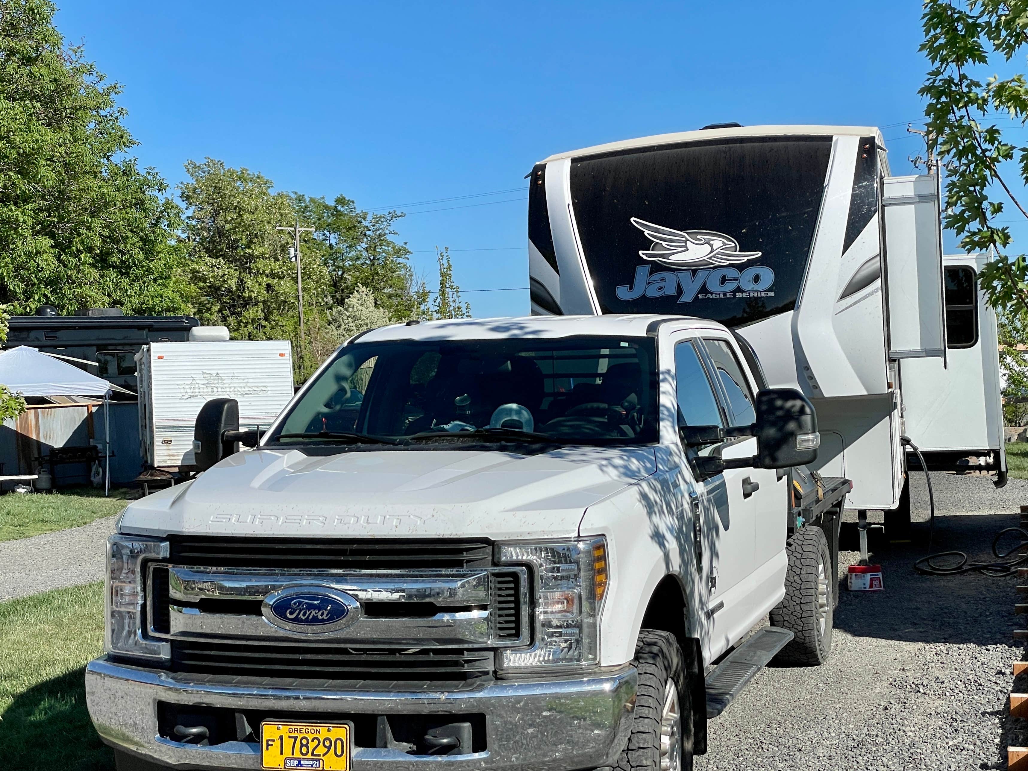 Jason S.'s photo of rv camping at Rustic Edge RV Park near Corral, ID