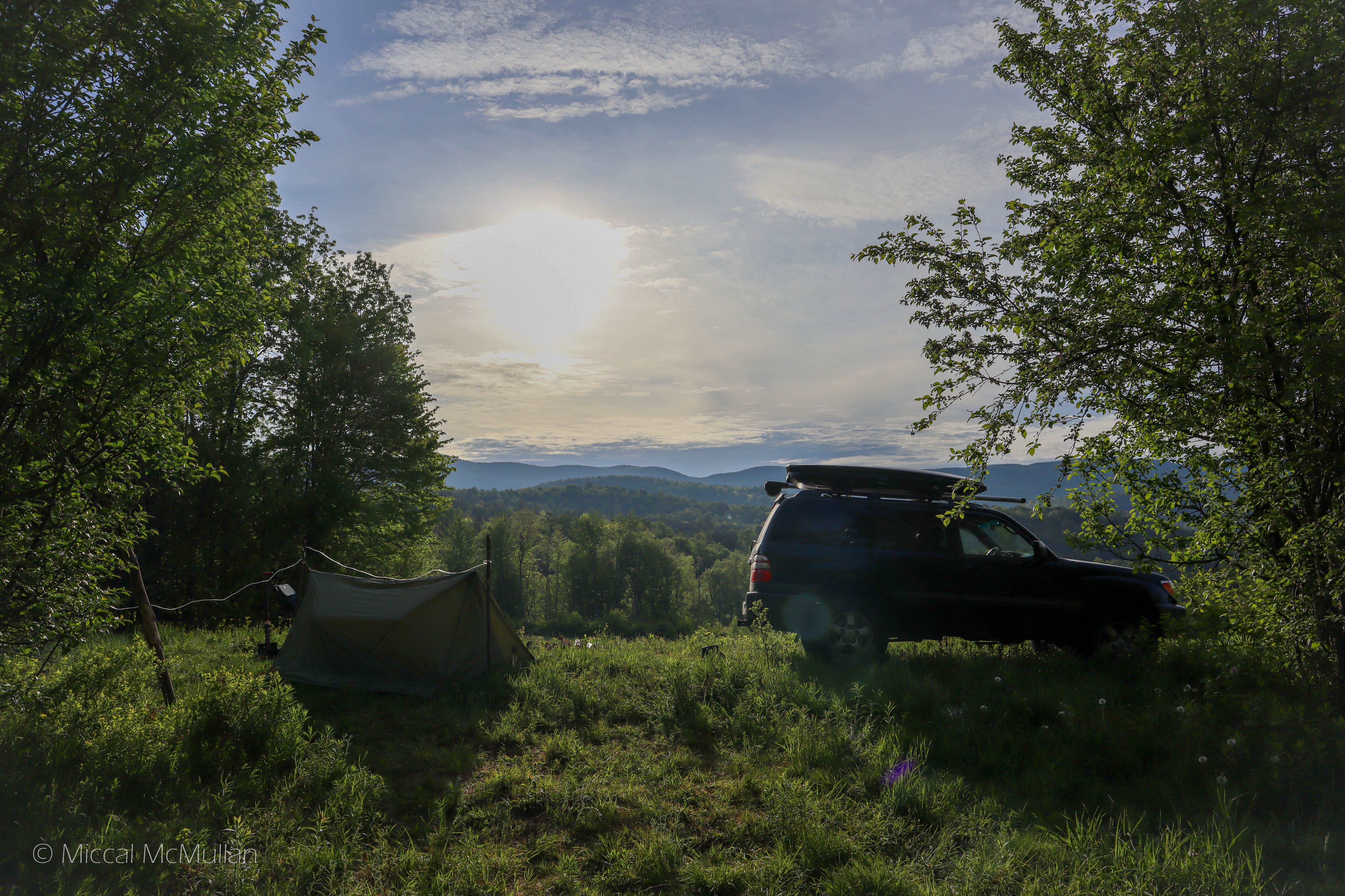 Miccal  M.'s photo of a dispersed camping area at Green Mountain National Forest FR207 near Bradford, VT