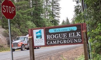 Camping near Threehorn Campground: Rogue Elk County Park, Trail, Oregon