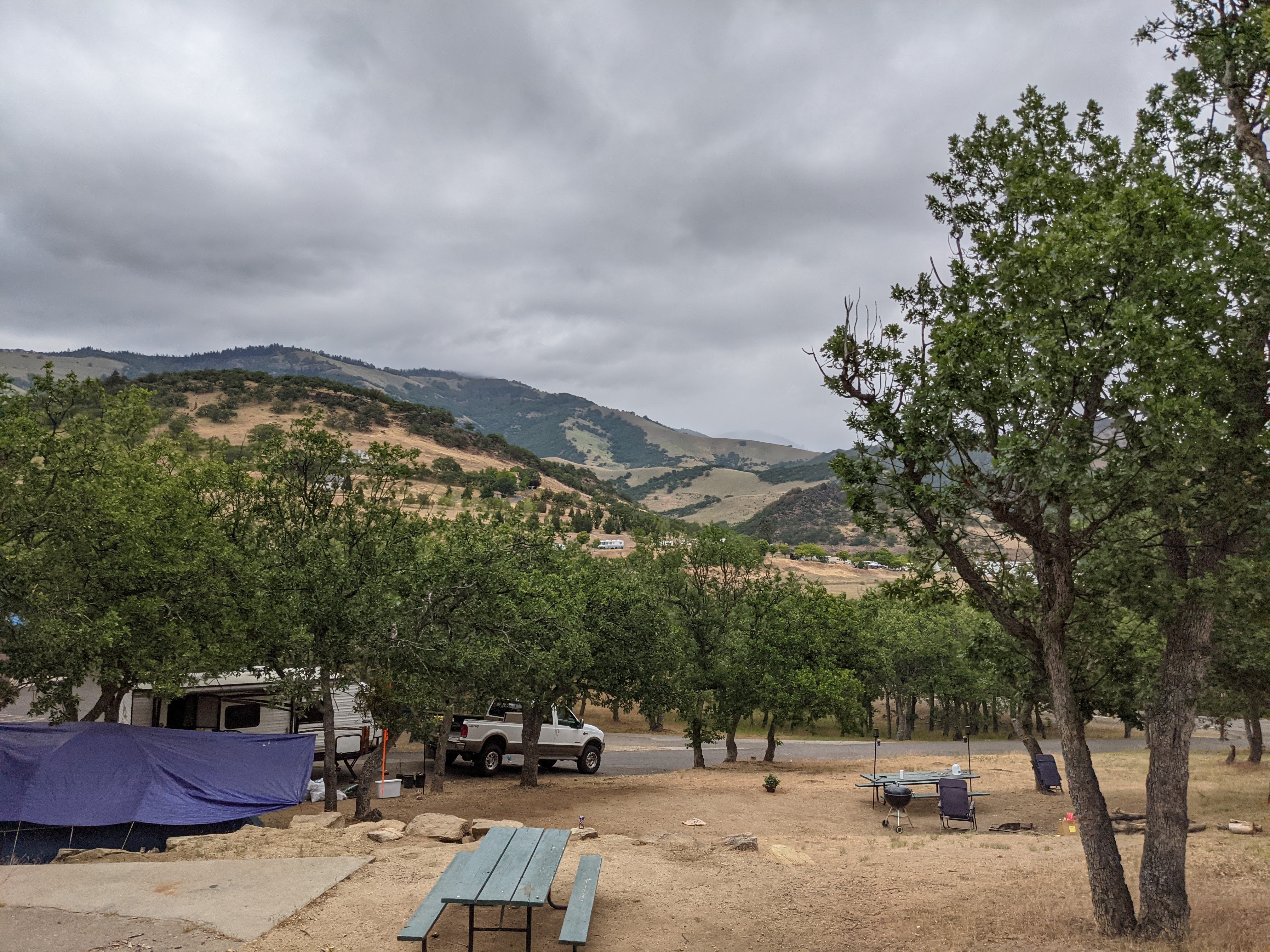 Camper submitted image from Emigrant Lake Recreation Area - Oak Slope Campground - 2