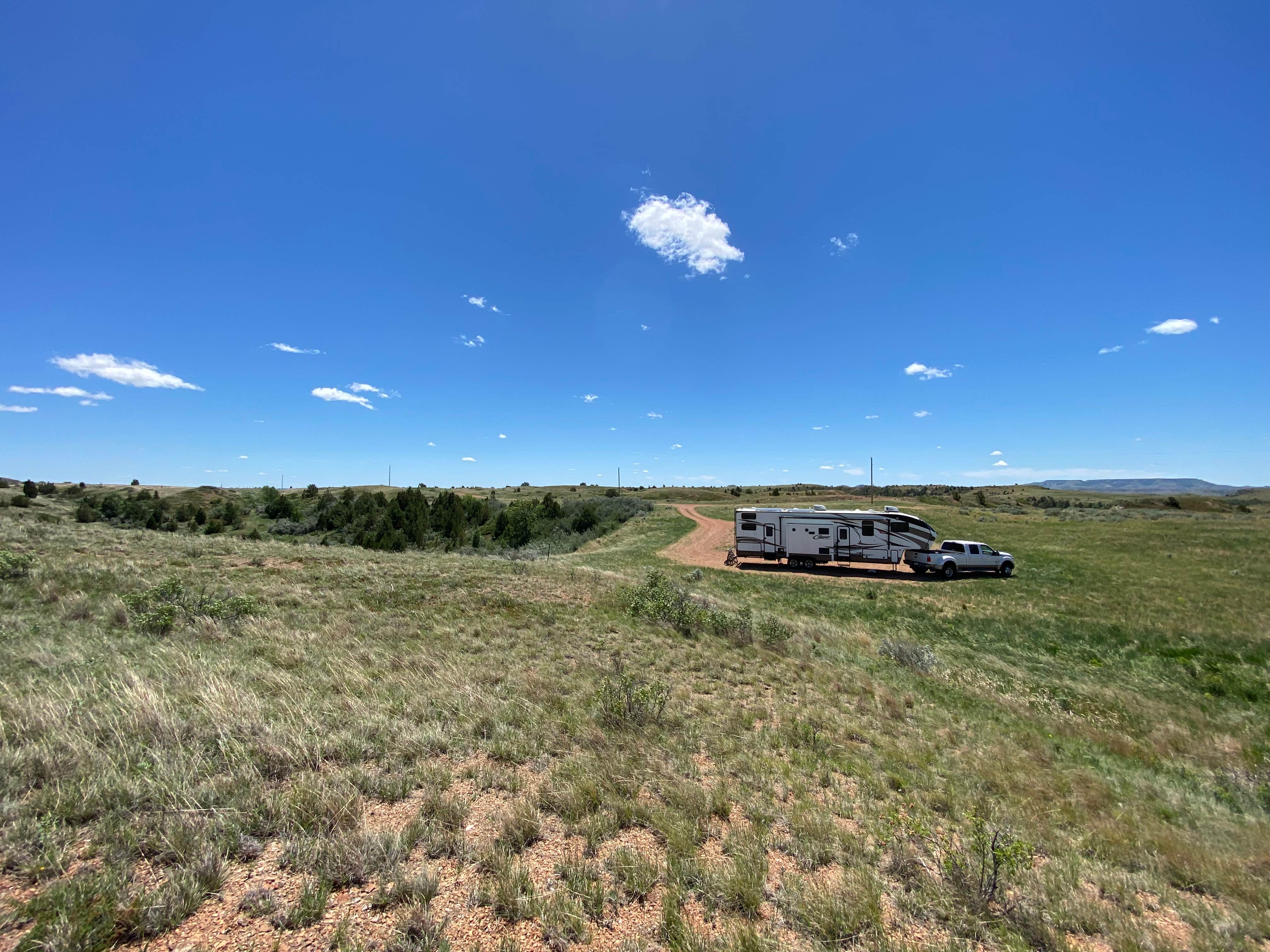 Camper submitted image from Dispersed Site - Grassland Boondocking - 3