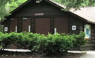 Kathie M.'s photo of glamping accommodations at Hoeft State Park Campground near St. Ignace, MI