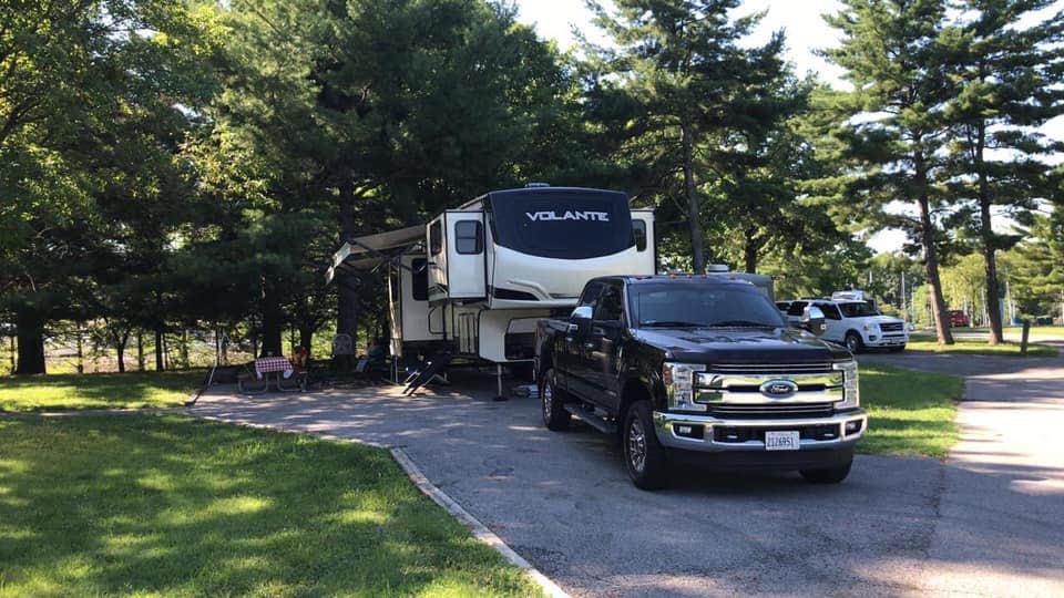 b K.'s photo of rv camping at Boulder Rec. Area - COE Campground near Patoka, IL