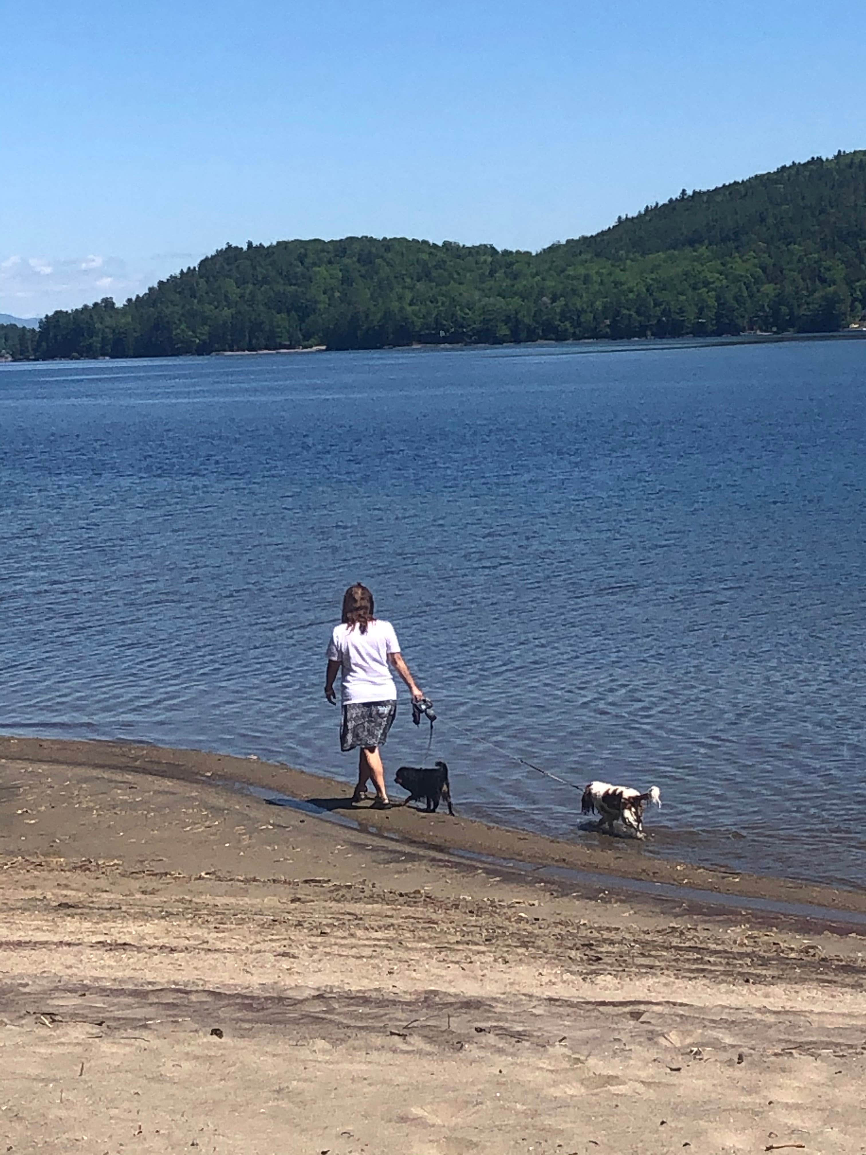 Tara N.'s photo of camping with pets at Scaroon Manor Campground near Crown Point, NY