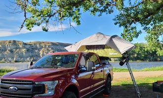 Camping near Acton Recreation Area: Captain Clark, Pompeys Pillar, Montana