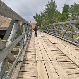 Last suspension bridge in Utah
