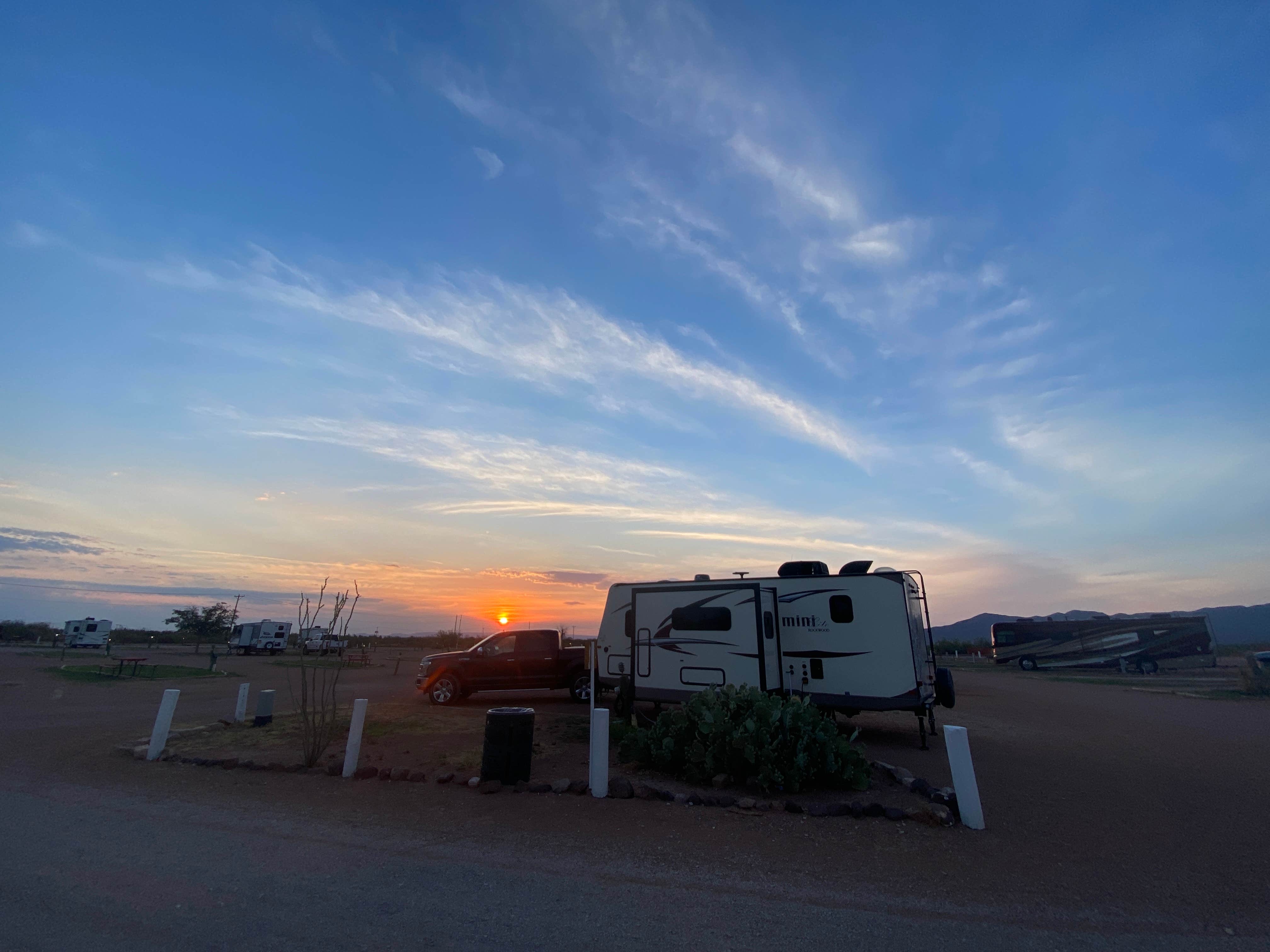 Camping near Desert View RV park: Van Horn RV Park, Salt Flat, Texas