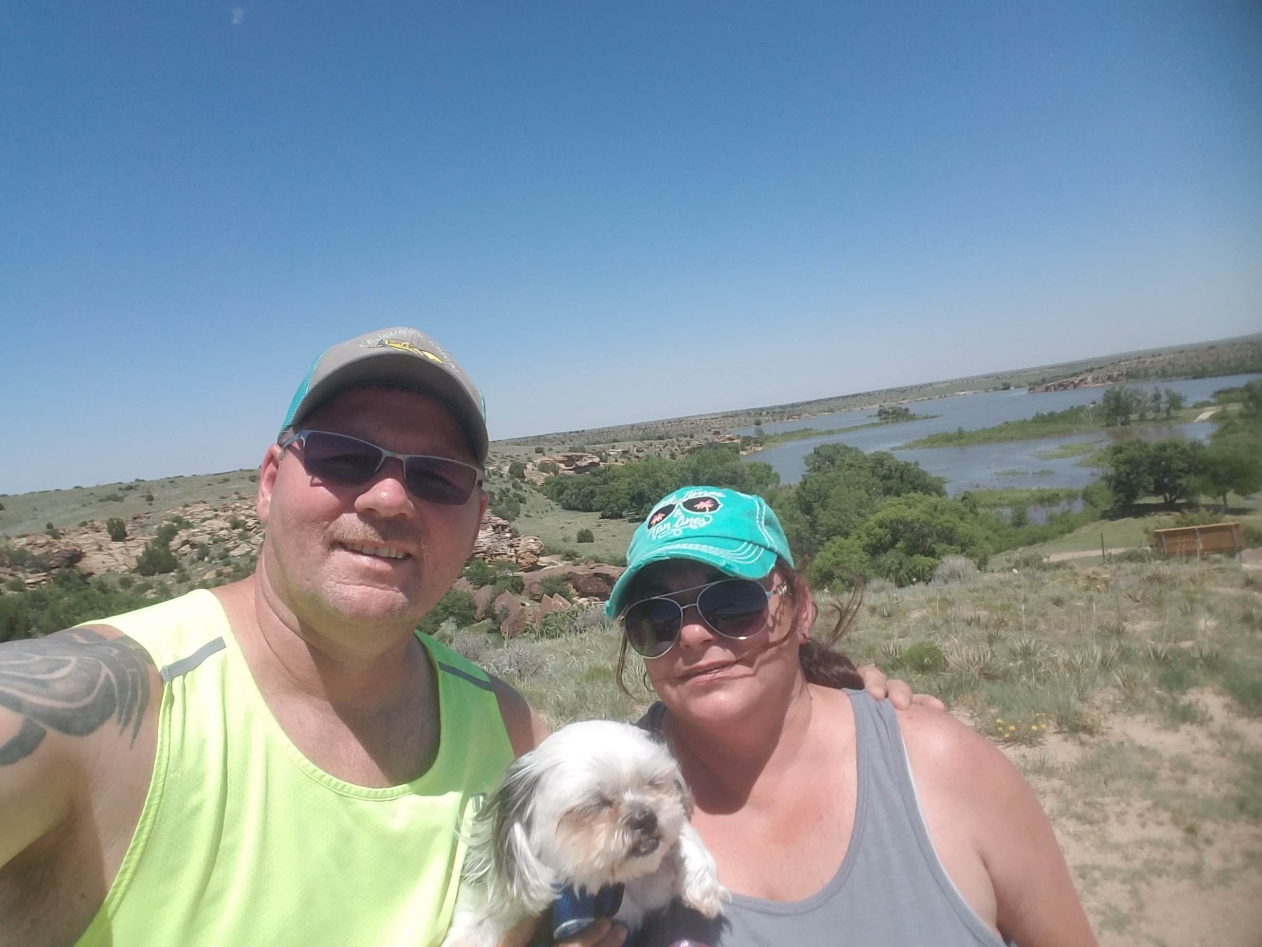 Rocky F.'s photo of camping with pets at Black Mesa State Park Campground near Pritchett, CO