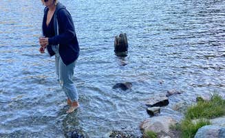 Danielle B.'s photo of camping with pets at Sardine Lake near Quincy, CA