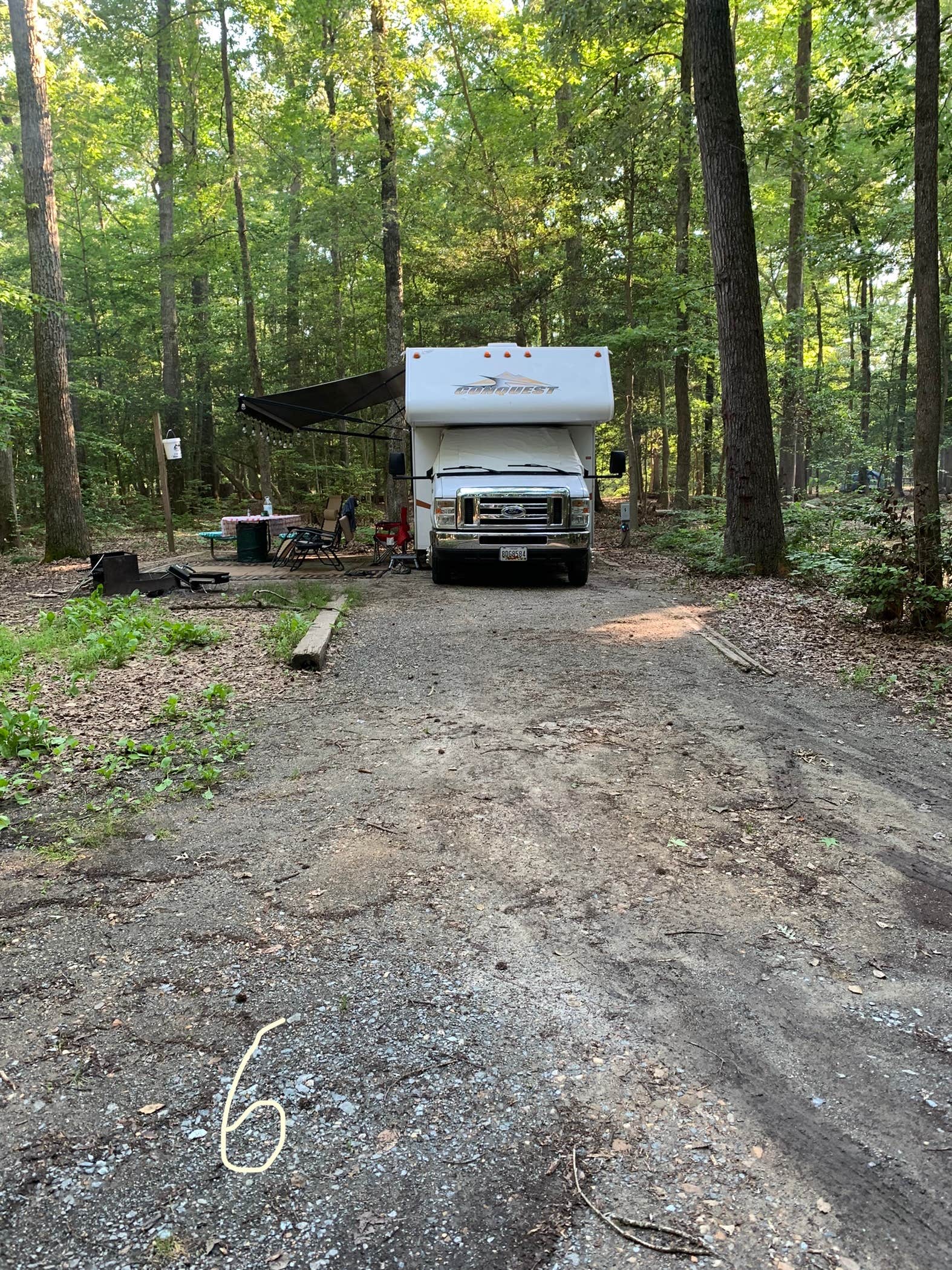Laure D.'s photo of rv camping at Smallwood State Park Campground - TEMPORARILY CLOSED THROUGH JULY 2023 near Triangle, VA