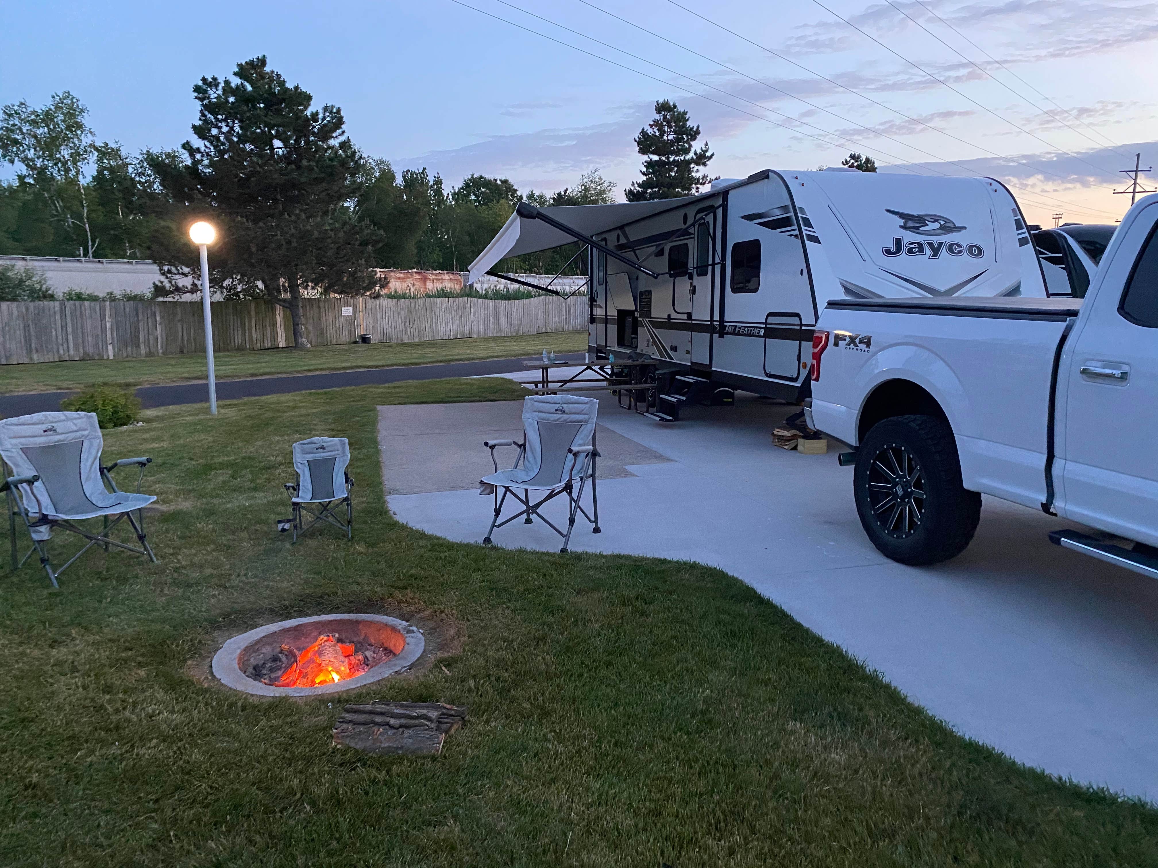 Melissa B.'s photo of rv camping at Poncho's Pond RV Park near Custer, MI