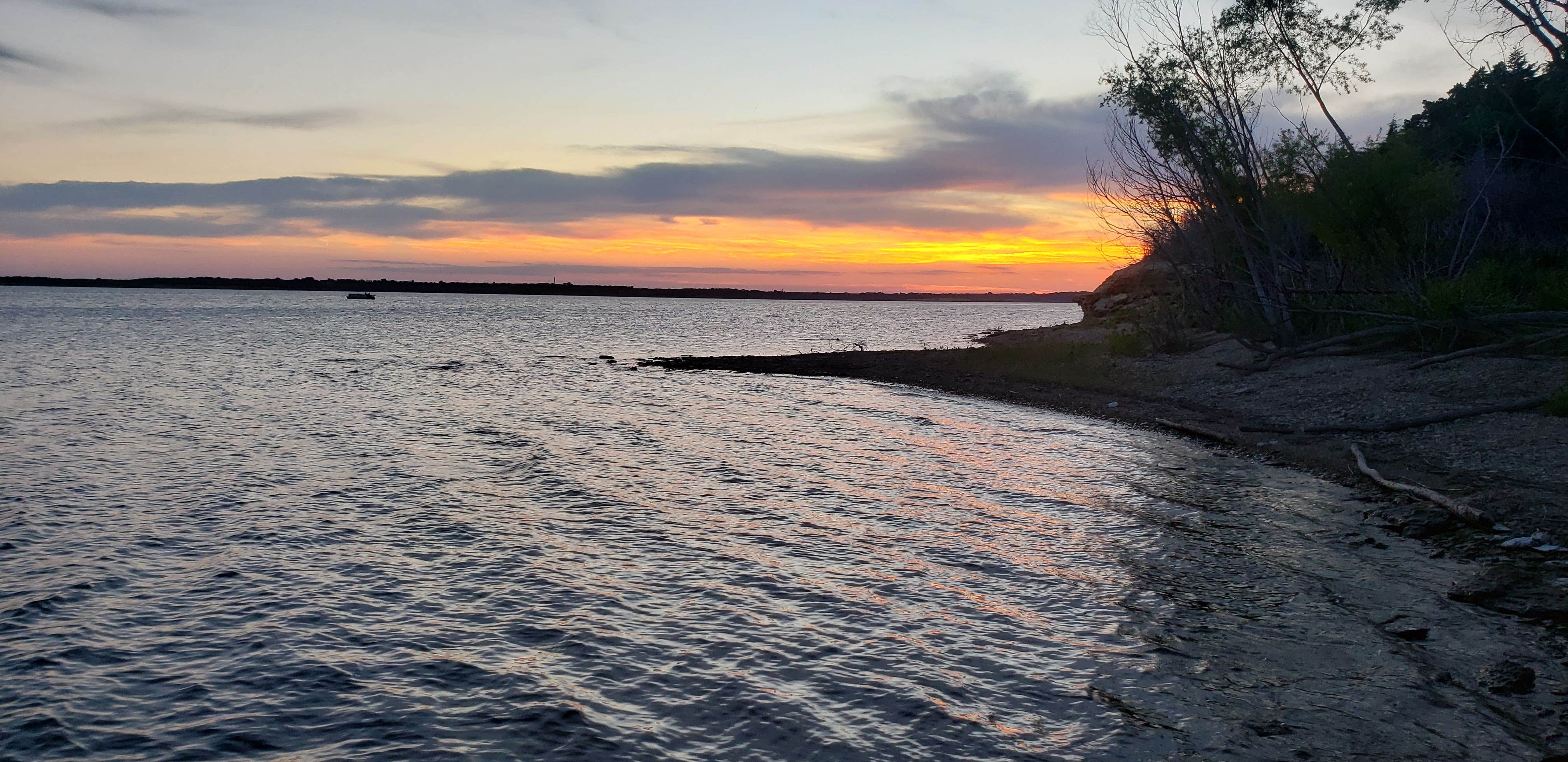 Camper-submitted photo at Sunset Ridge — Milford State Park near Milford Lake