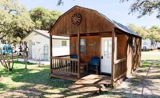 Kyra's photo of a cabin at Roadrunner RV Park near Round Rock, TX