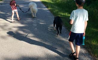 Jessica's photo of camping with pets at Hitchcock County Nature Center near Council Bluffs, IA