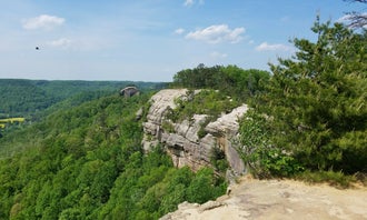 Camping near Nocomas Pass : Red River Gorge Campground, Slade, Kentucky