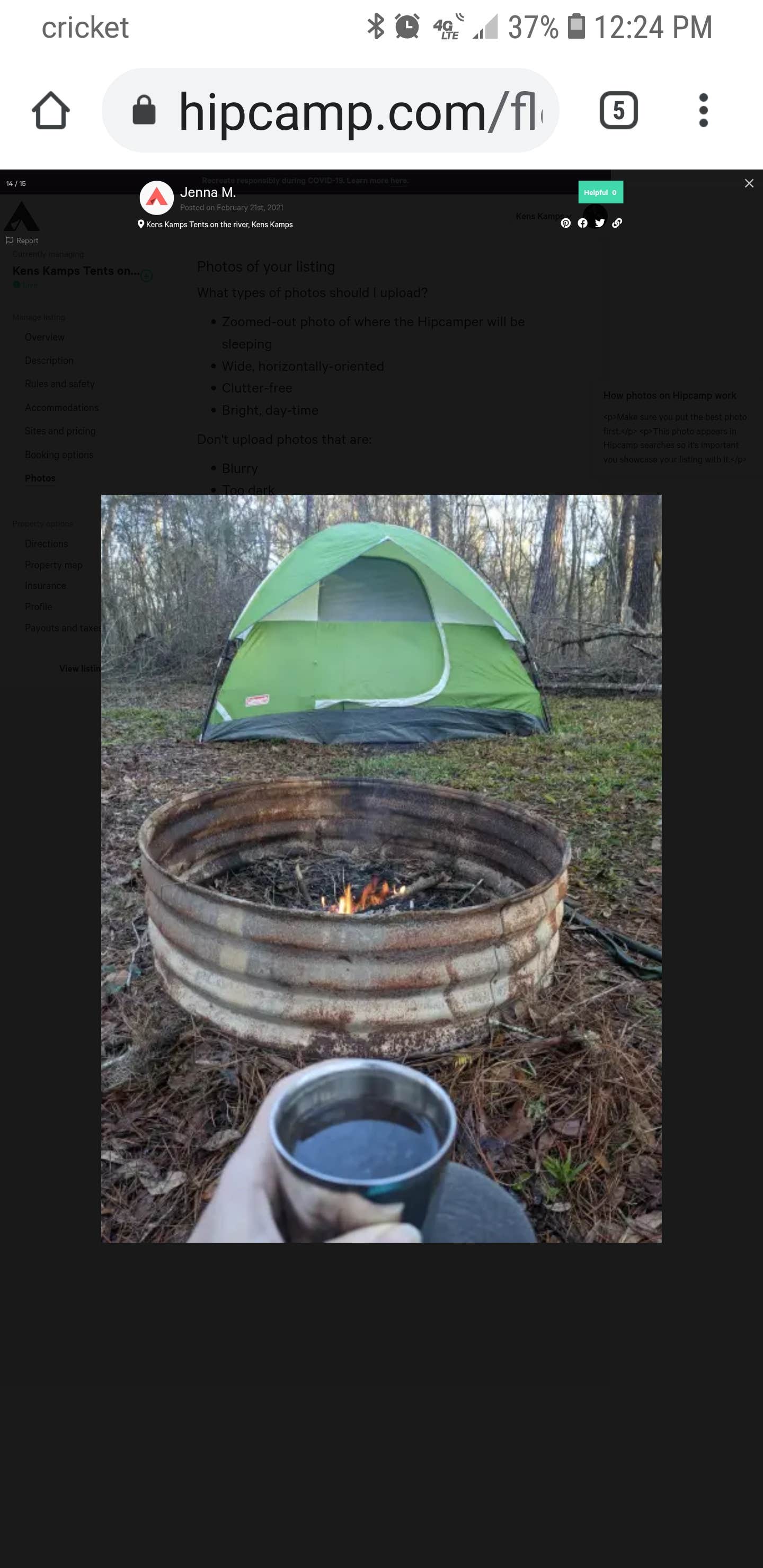 Camper-submitted photo at Ken's Kamps near Branford, FL