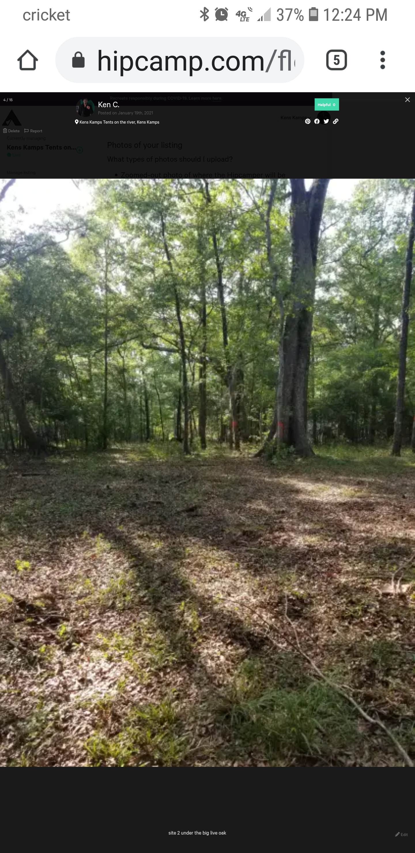 Camper-submitted photo at Ken's Kamps near Branford, FL