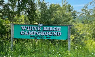 Camping near Westover ARB Military FamCamp: White Birch Campground, Whately, Massachusetts