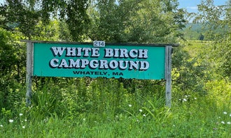 Camping near Erving State Forest: White Birch Campground, Whately, Massachusetts