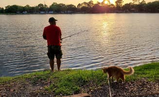 Cat R.'s photo of camping with pets at Lafayette KOA near Franklin, LA