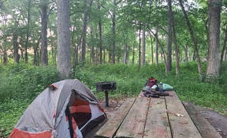 Amy G.'s photo of tent camping at MacQueen Forest Preserve near Ingleside, IL