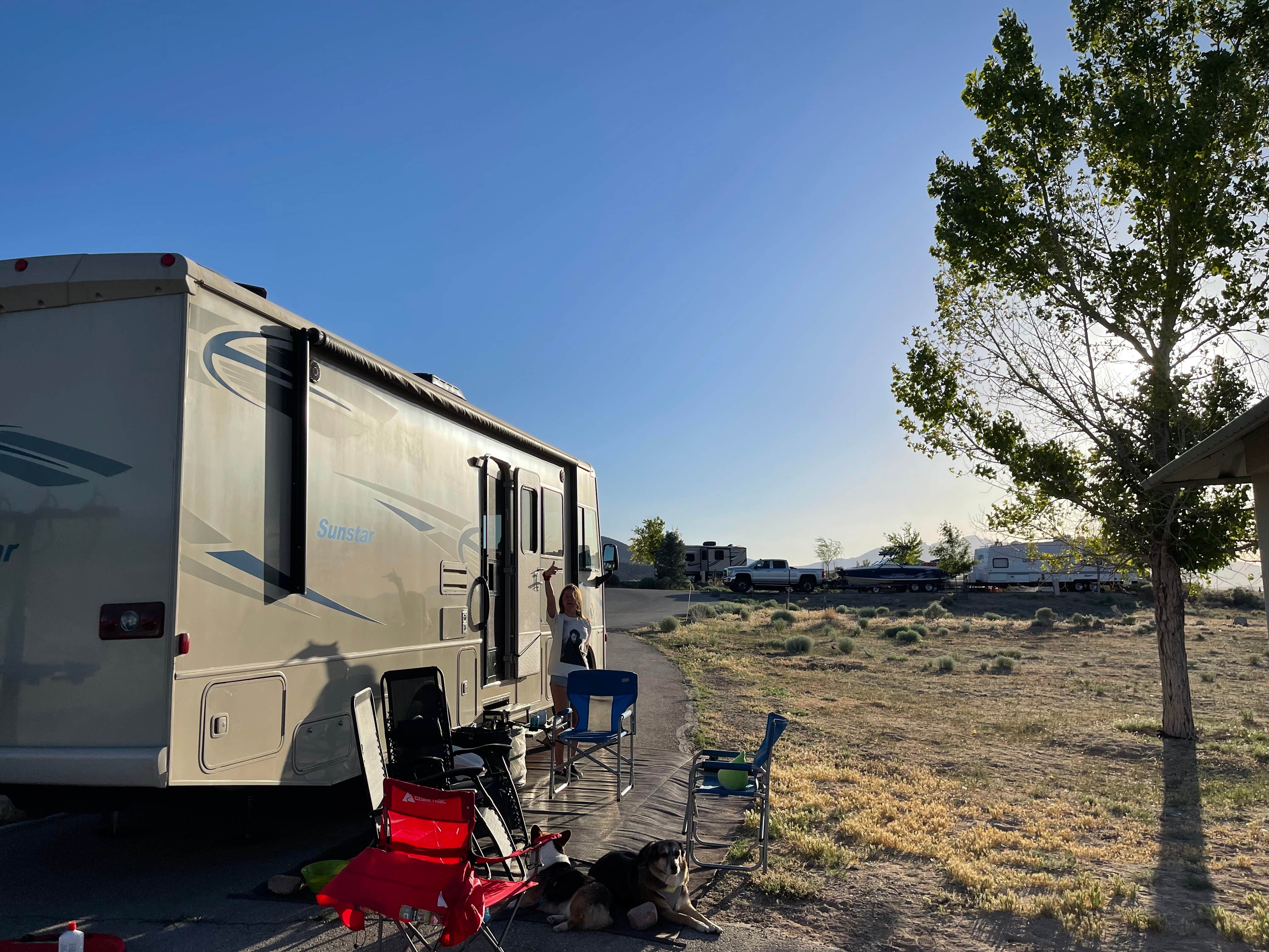 Camper-submitted photo at Painted Rocks Campground — Yuba State Park near Fairview, UT