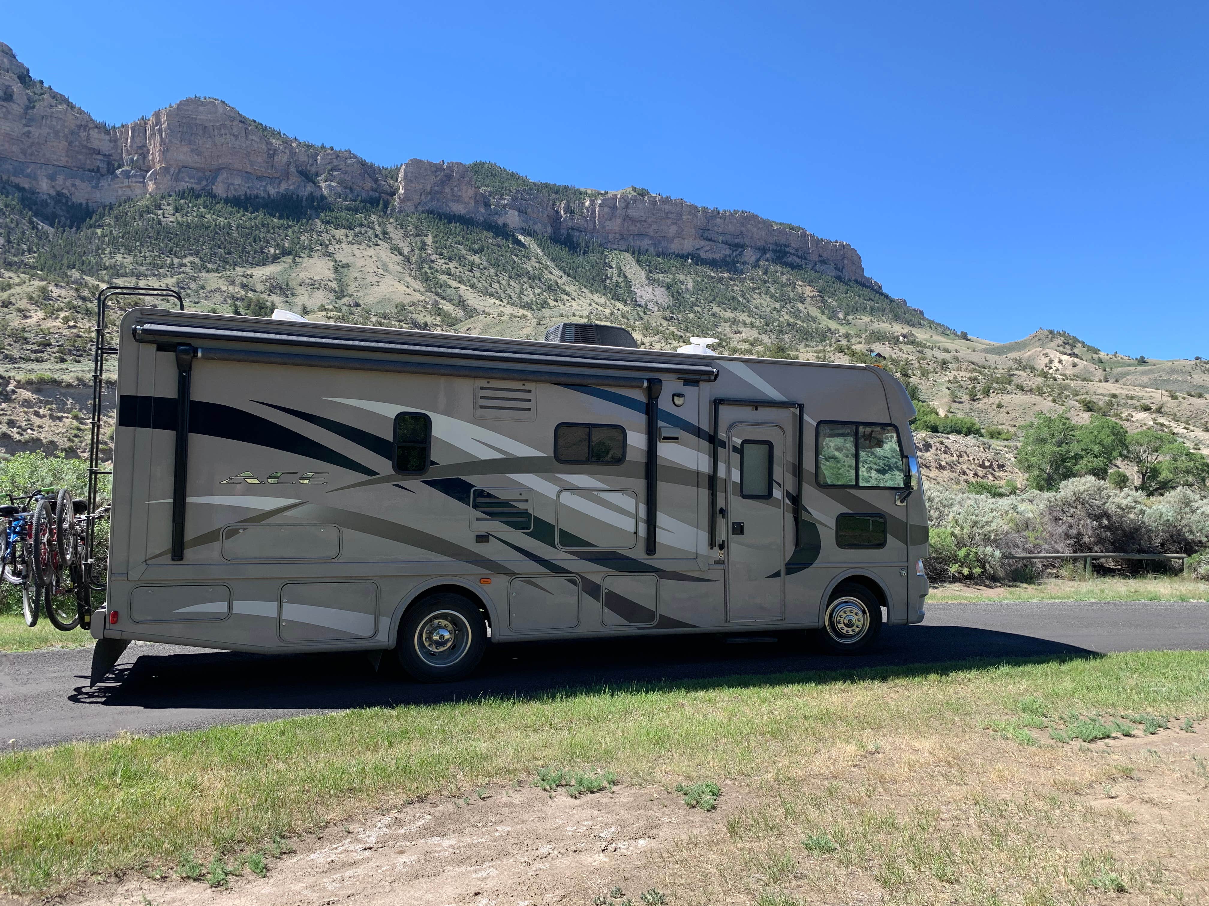 Steve's photo of rv camping at North Fork Campground — Buffalo Bill State Park near Powell, WY