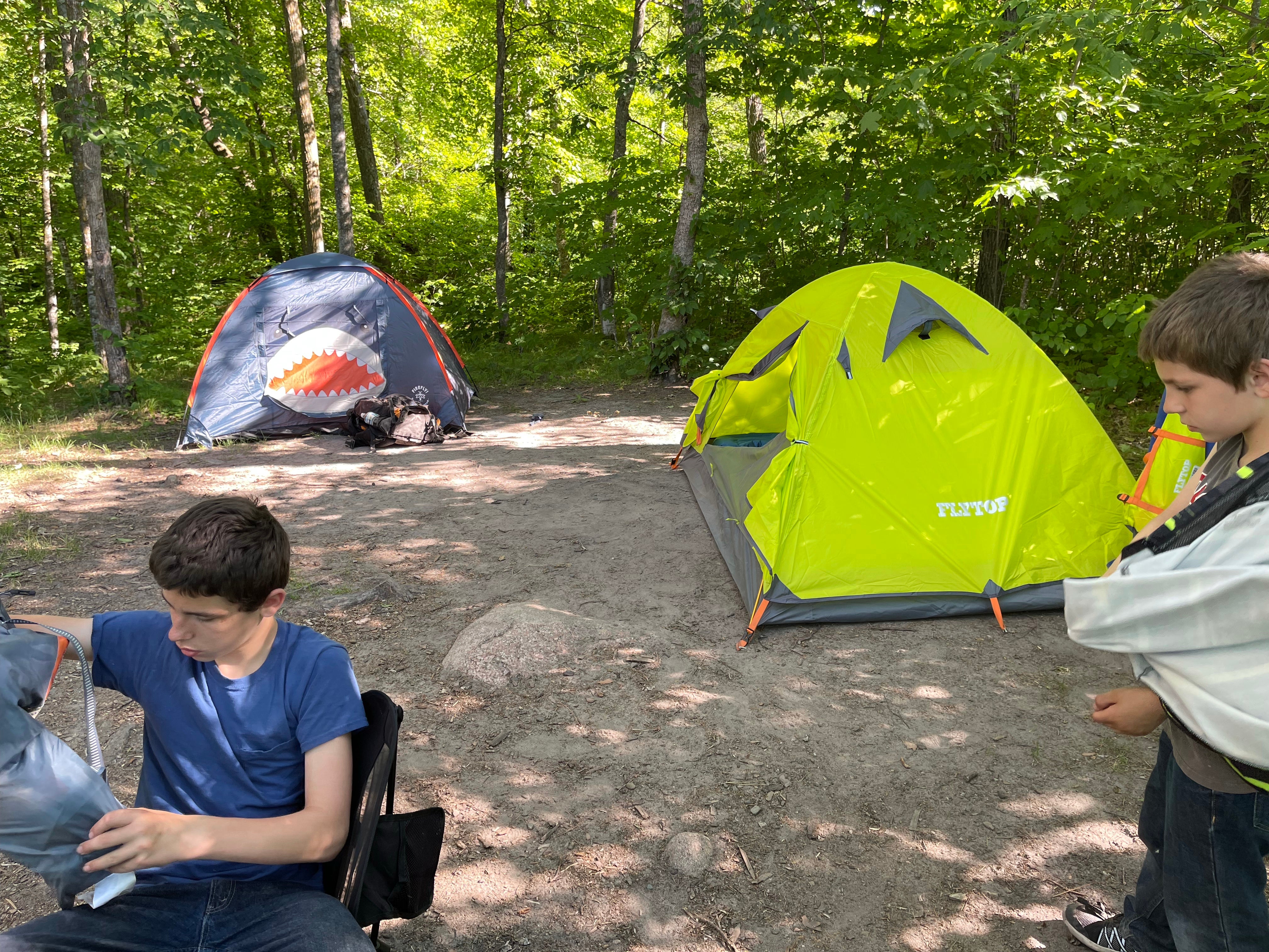 Camper submitted image from Deer Park Lake Backcountry Campsite — Itasca State Park - 1