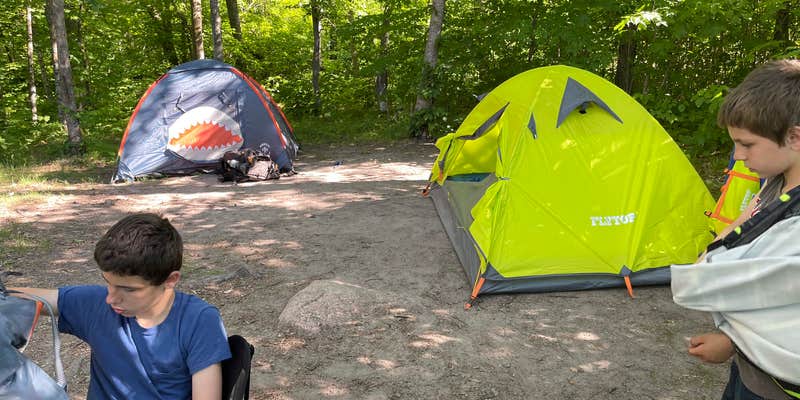 Camper submitted image from Deer Park Lake Backcountry Campsite — Itasca State Park