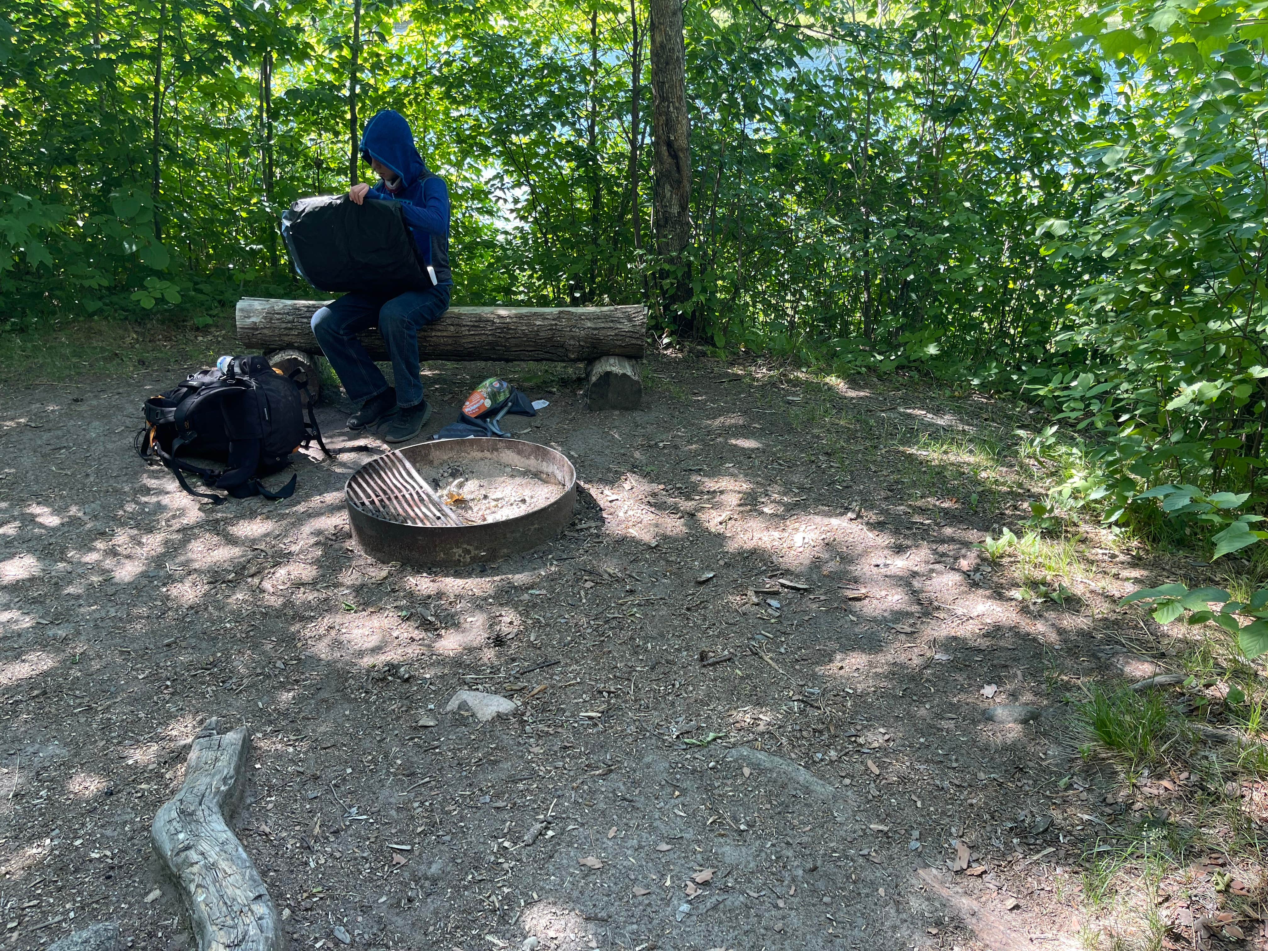 Camper submitted image from Deer Park Lake Backcountry Campsite — Itasca State Park - 5